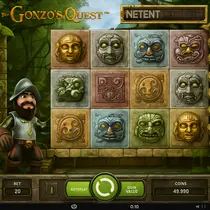 CampoBet - Gonzo's Quest Slot Game - NetEnt