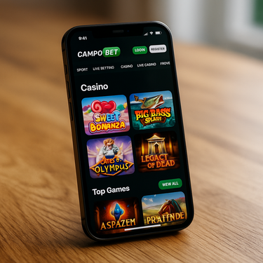 CampoBet - Mobile Platform Interface - Responsive Gaming